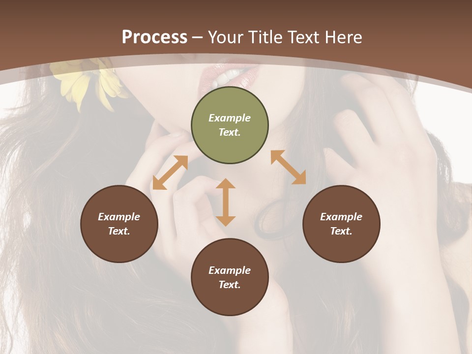 Hair Natural Stylish PowerPoint Template