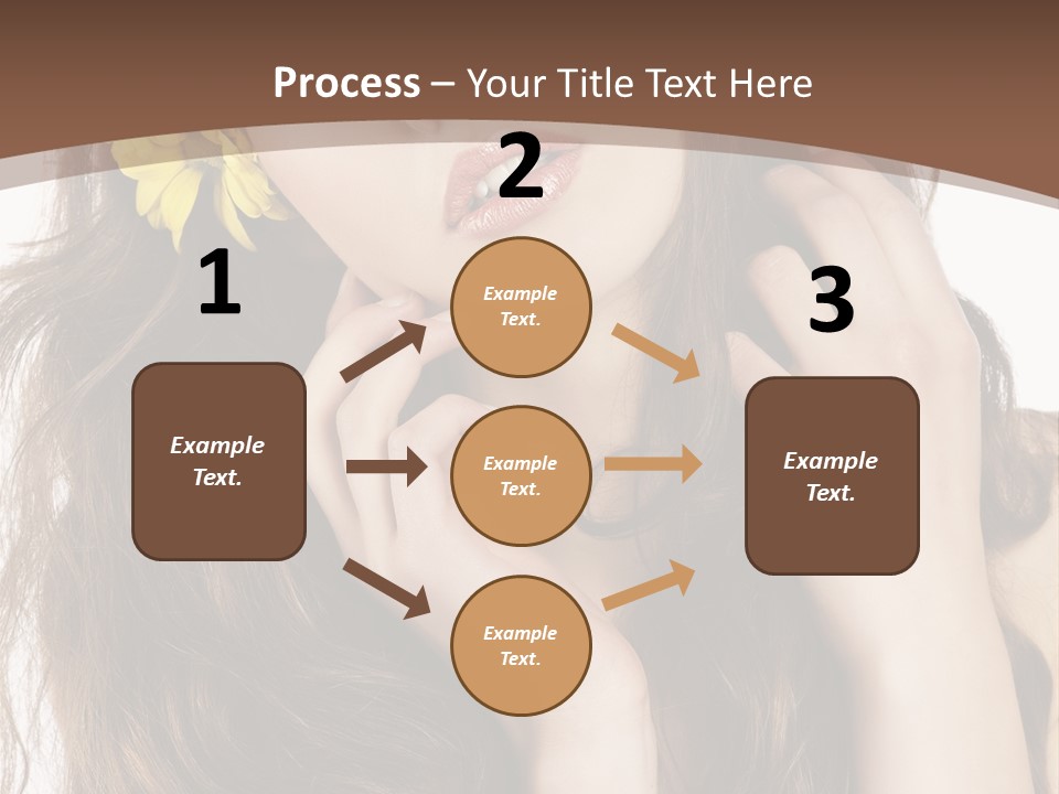 Hair Natural Stylish PowerPoint Template