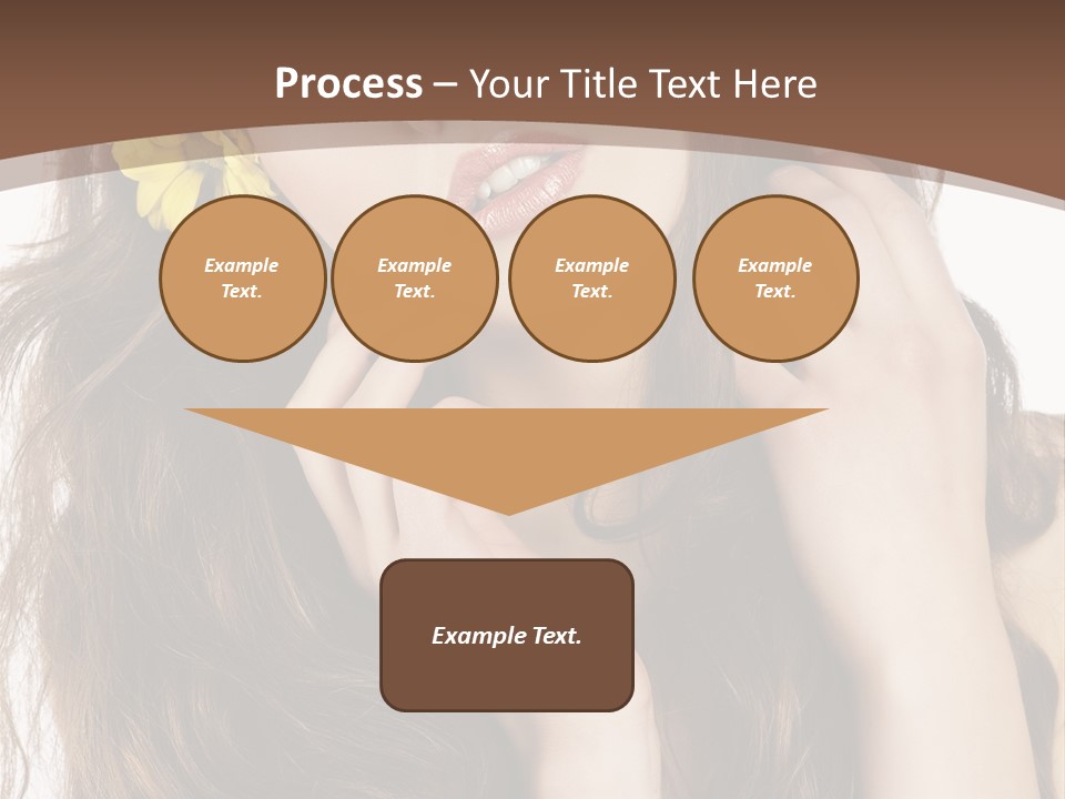 Hair Natural Stylish PowerPoint Template