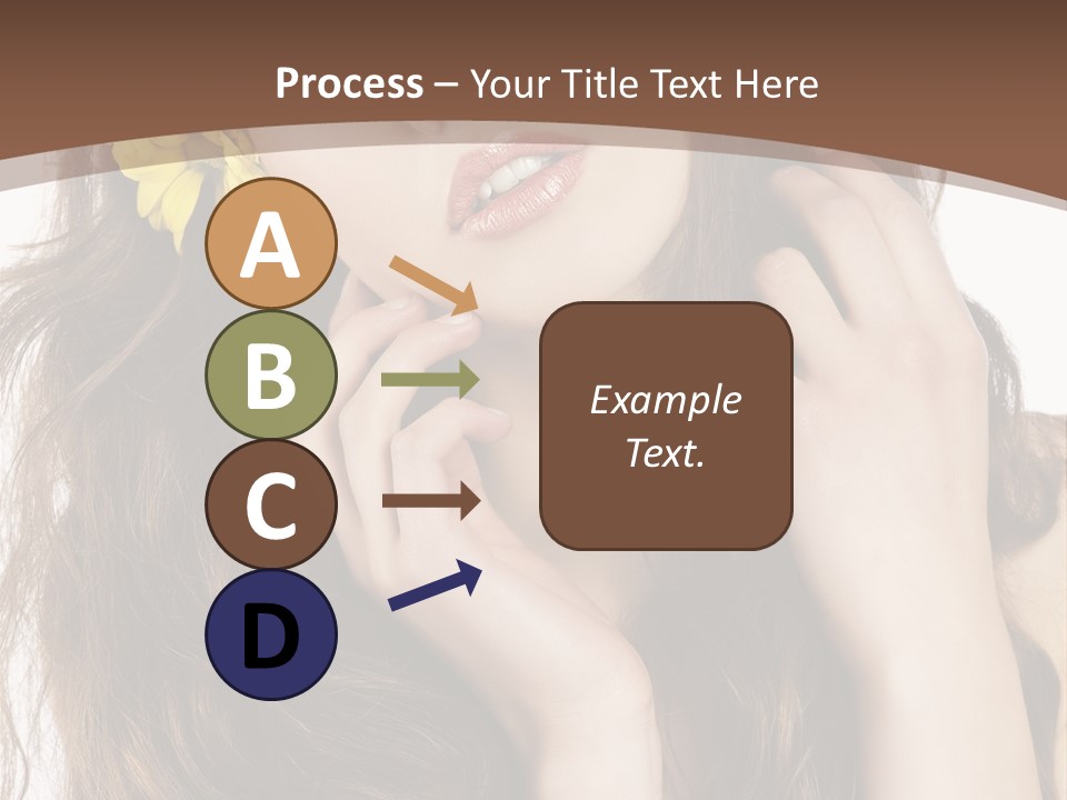 Hair Natural Stylish PowerPoint Template