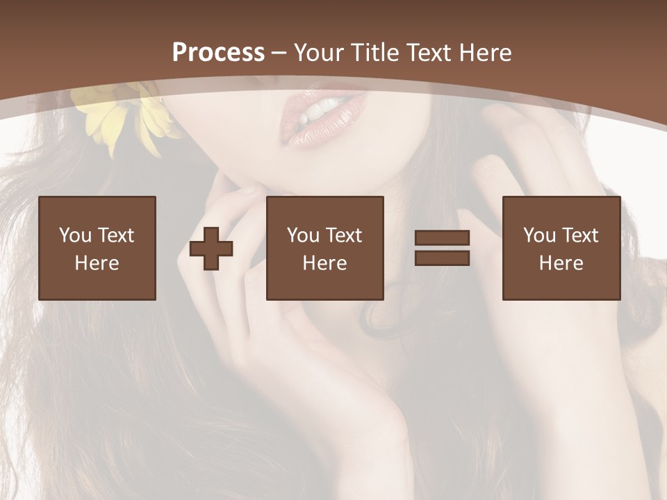 Hair Natural Stylish PowerPoint Template