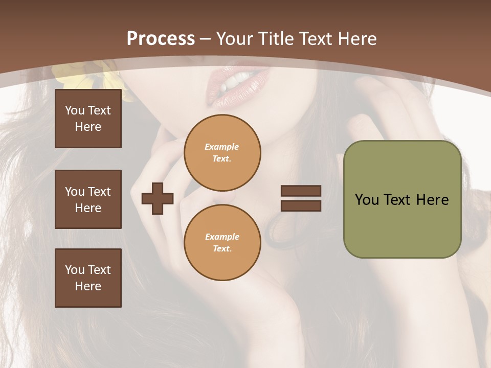 Hair Natural Stylish PowerPoint Template