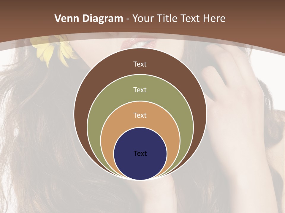 Hair Natural Stylish PowerPoint Template