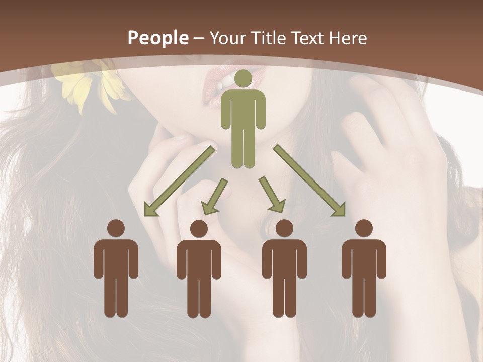 Hair Natural Stylish PowerPoint Template