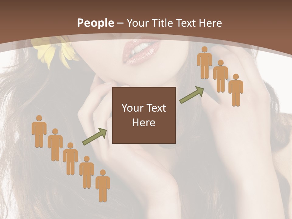 Hair Natural Stylish PowerPoint Template