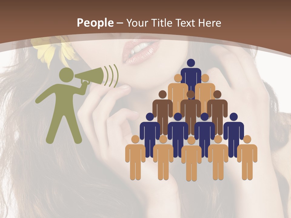 Hair Natural Stylish PowerPoint Template