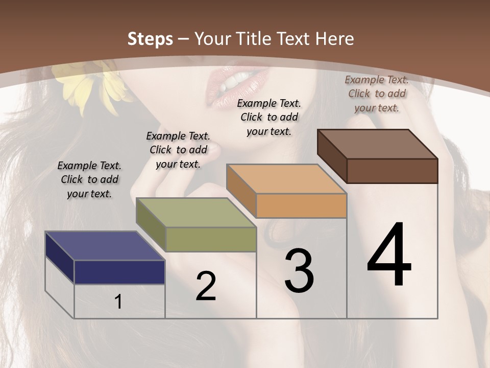 Hair Natural Stylish PowerPoint Template