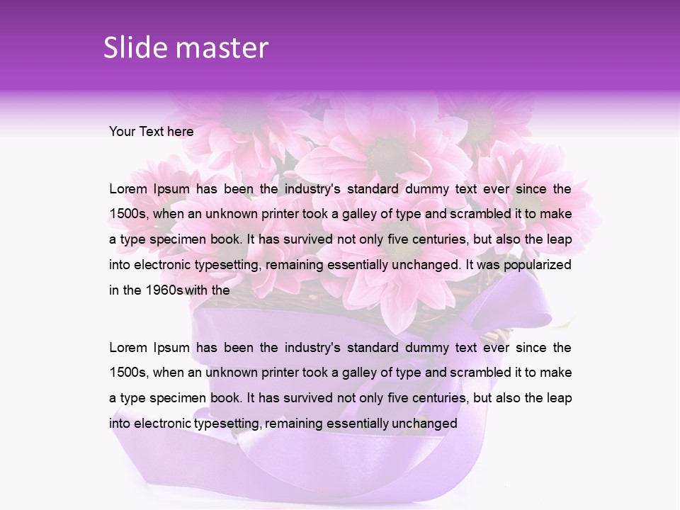 Petal Flora Beauty PowerPoint Template