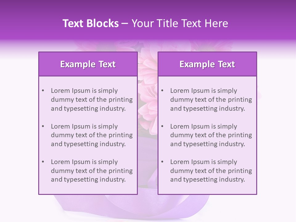 Petal Flora Beauty PowerPoint Template