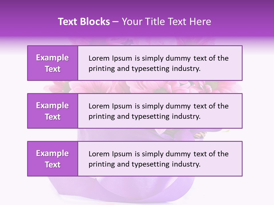 Petal Flora Beauty PowerPoint Template
