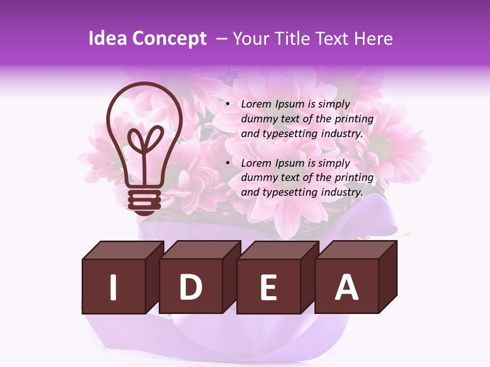 Petal Flora Beauty PowerPoint Template