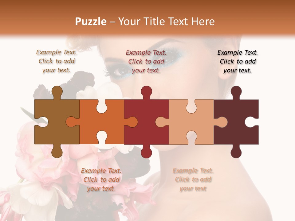 Hairstyle Fashion Pretty PowerPoint Template