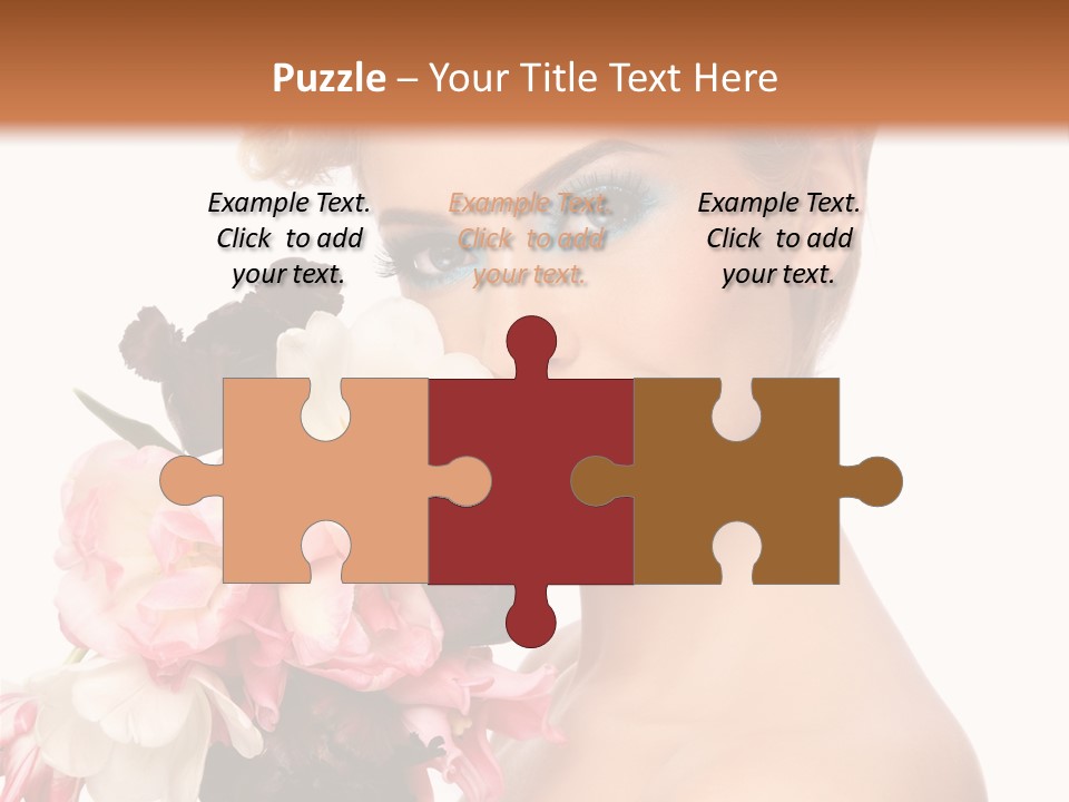 Hairstyle Fashion Pretty PowerPoint Template