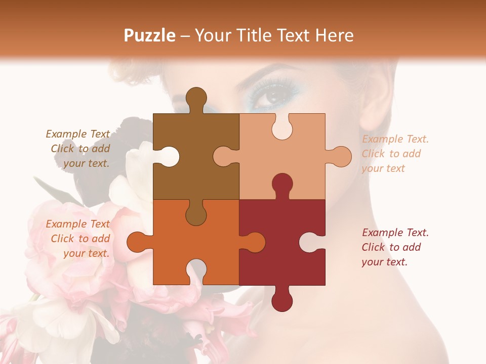 Hairstyle Fashion Pretty PowerPoint Template