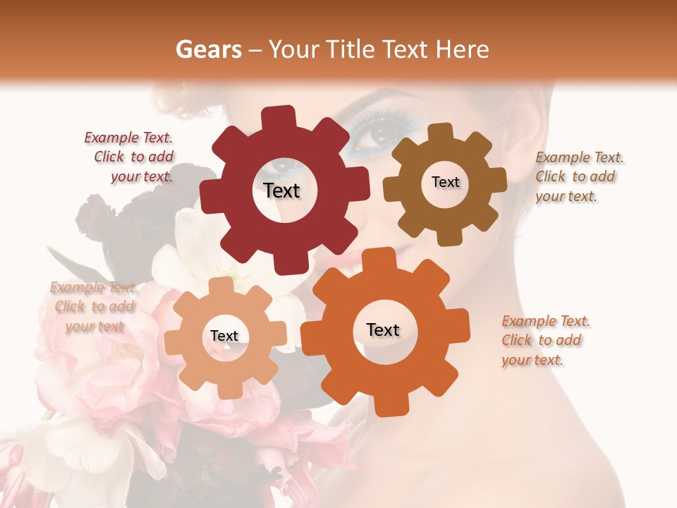 Hairstyle Fashion Pretty PowerPoint Template