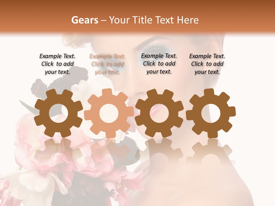 Hairstyle Fashion Pretty PowerPoint Template