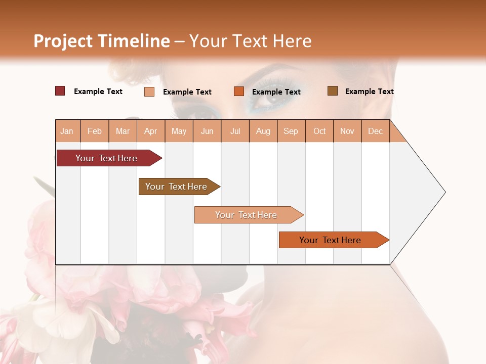 Hairstyle Fashion Pretty PowerPoint Template
