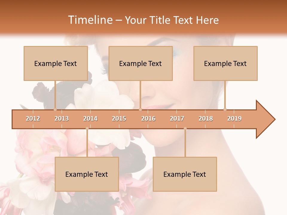 Hairstyle Fashion Pretty PowerPoint Template