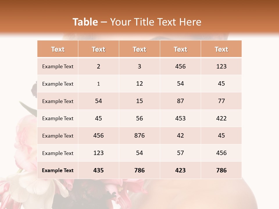 Hairstyle Fashion Pretty PowerPoint Template