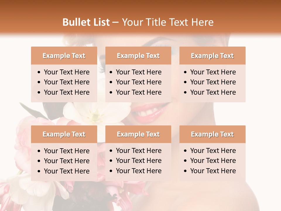 Hairstyle Fashion Pretty PowerPoint Template