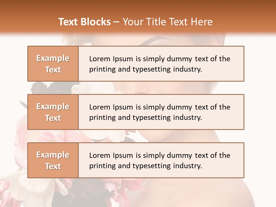 Hairstyle Fashion Pretty PowerPoint Template