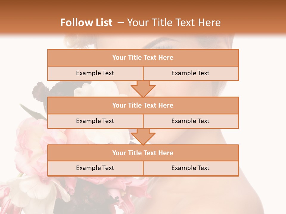 Hairstyle Fashion Pretty PowerPoint Template