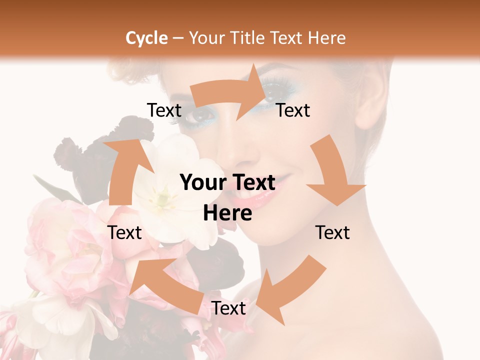 Hairstyle Fashion Pretty PowerPoint Template