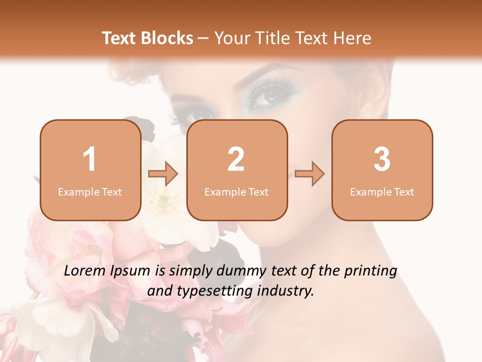 Hairstyle Fashion Pretty PowerPoint Template