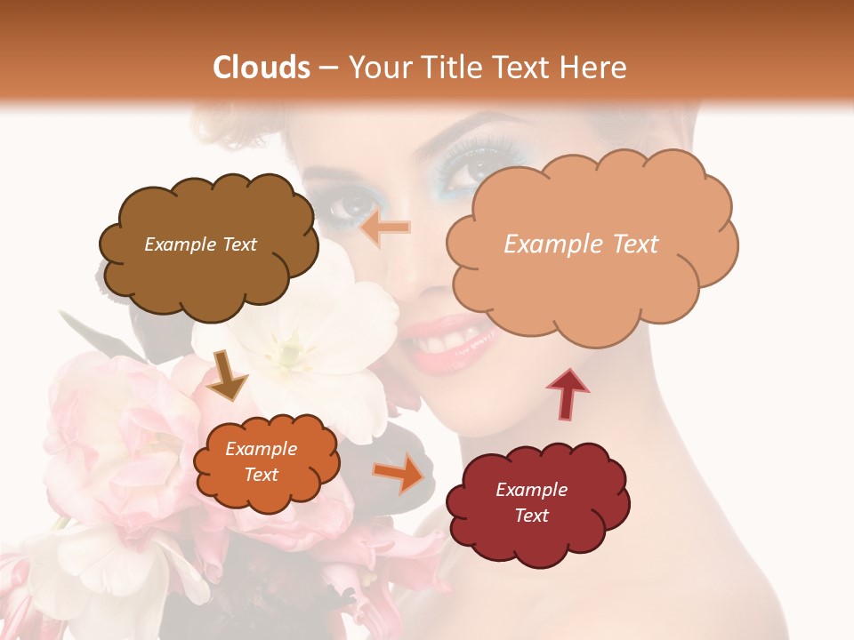 Hairstyle Fashion Pretty PowerPoint Template