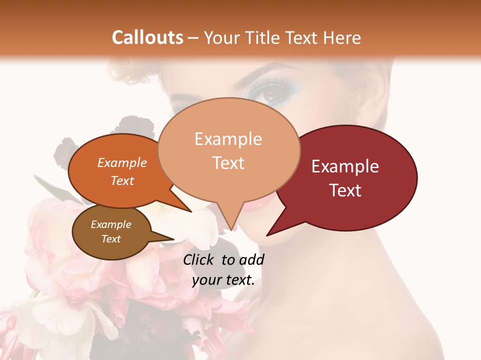 Hairstyle Fashion Pretty PowerPoint Template