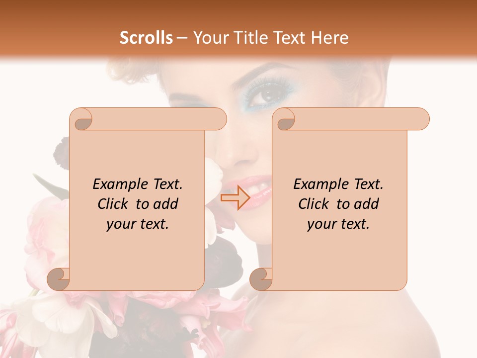 Hairstyle Fashion Pretty PowerPoint Template