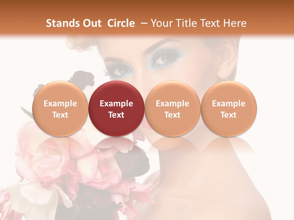 Hairstyle Fashion Pretty PowerPoint Template