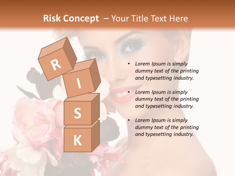 Hairstyle Fashion Pretty PowerPoint Template