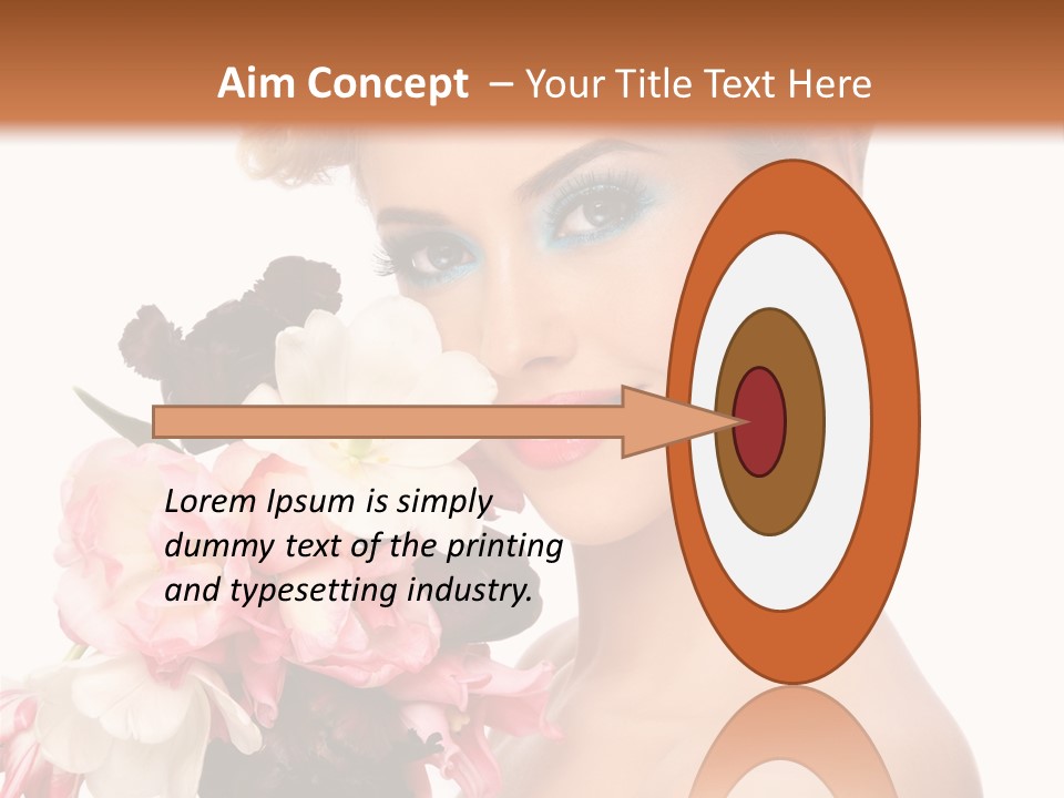 Hairstyle Fashion Pretty PowerPoint Template