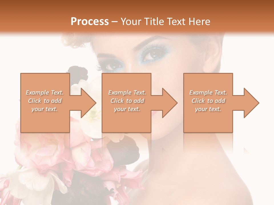 Hairstyle Fashion Pretty PowerPoint Template