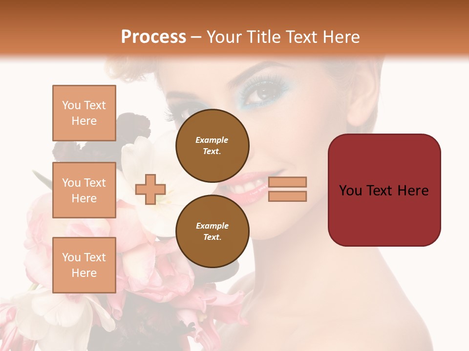 Hairstyle Fashion Pretty PowerPoint Template