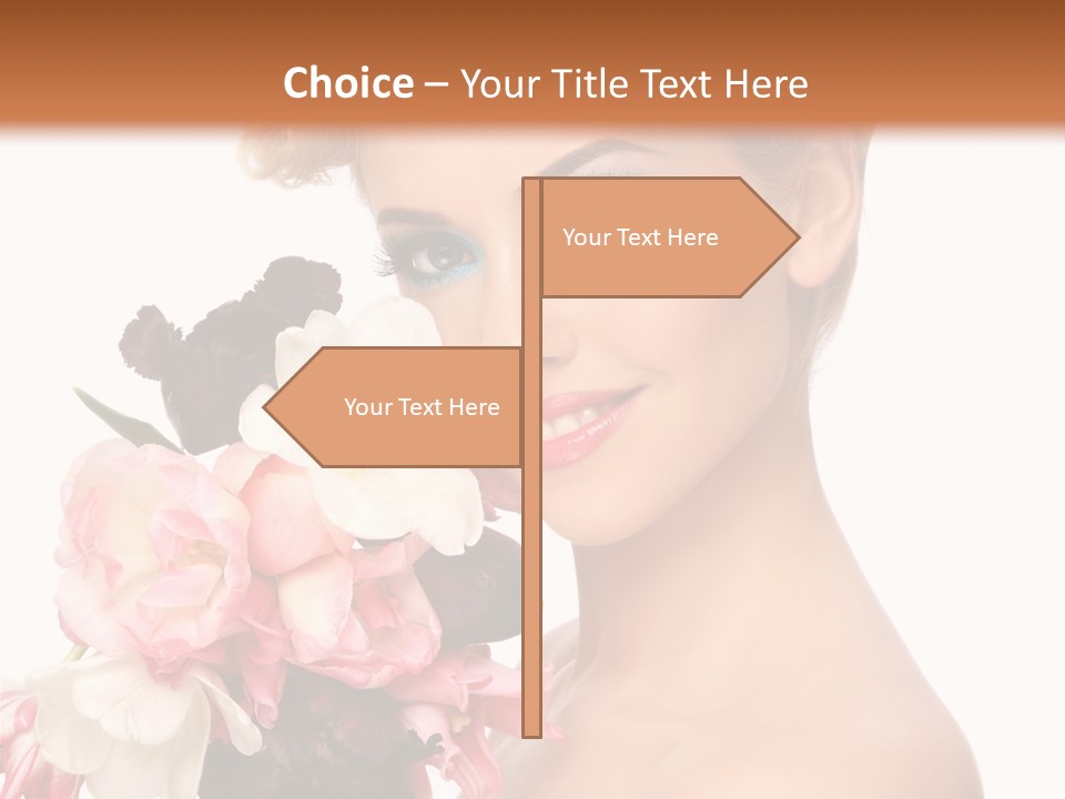 Hairstyle Fashion Pretty PowerPoint Template