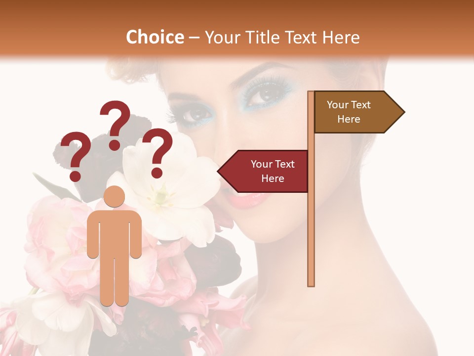 Hairstyle Fashion Pretty PowerPoint Template