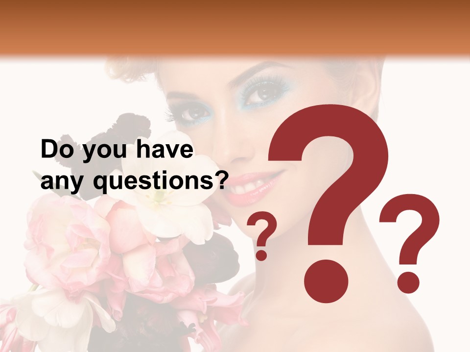 Hairstyle Fashion Pretty PowerPoint Template