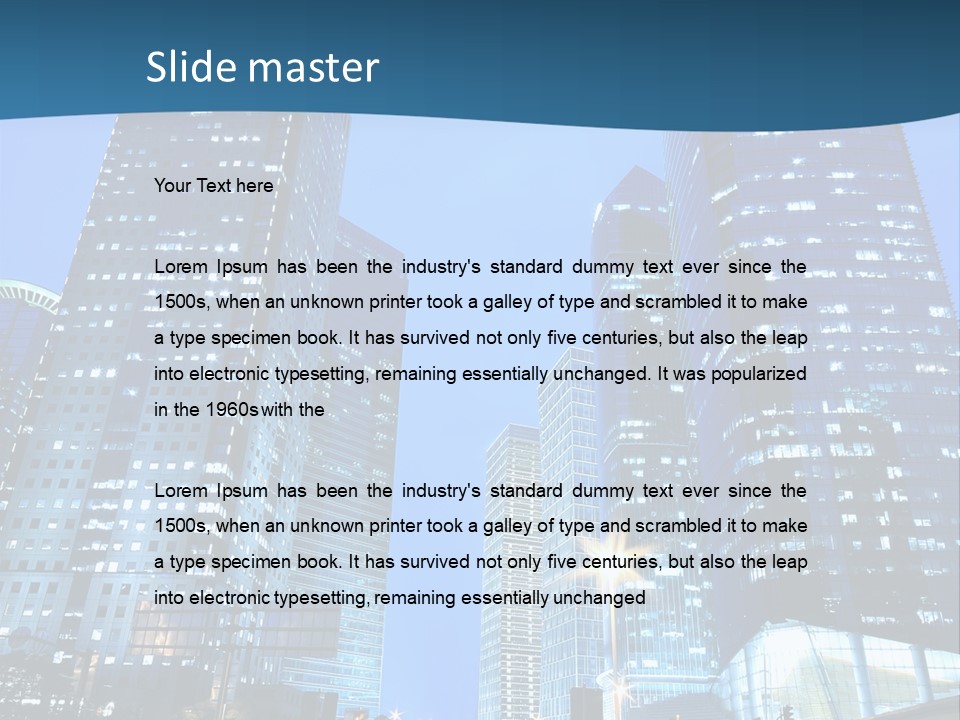 Shanghai Highway Motorway PowerPoint Template