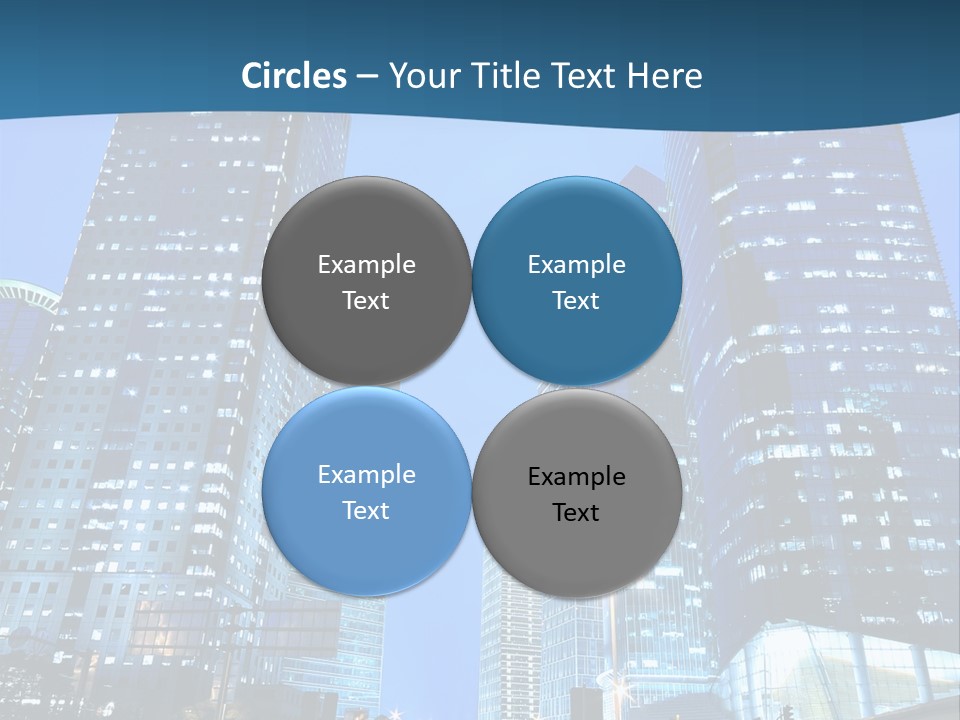 Shanghai Highway Motorway PowerPoint Template