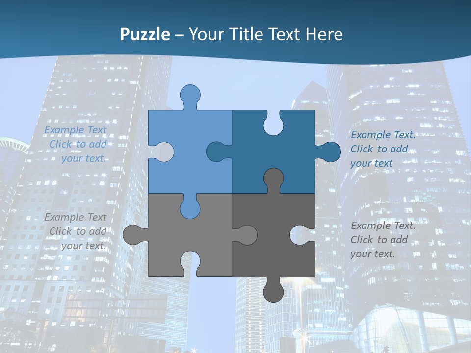 Shanghai Highway Motorway PowerPoint Template