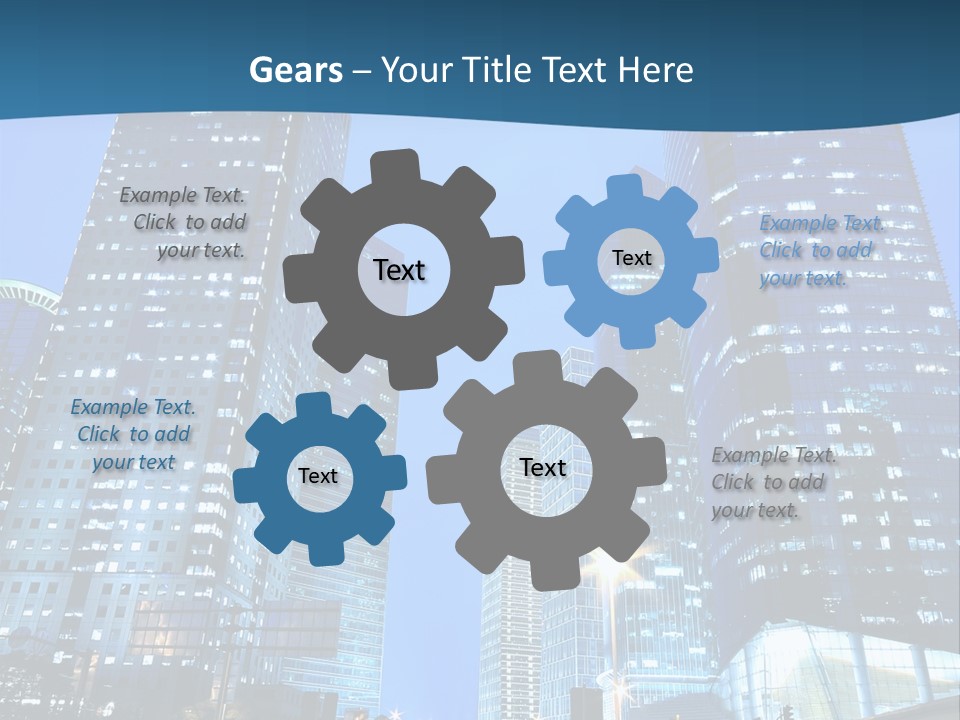 Shanghai Highway Motorway PowerPoint Template