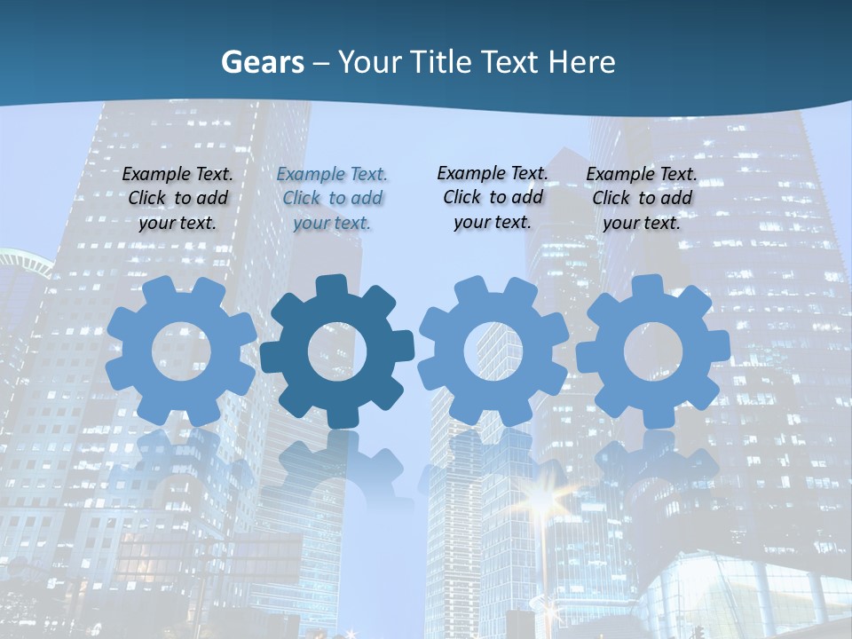 Shanghai Highway Motorway PowerPoint Template