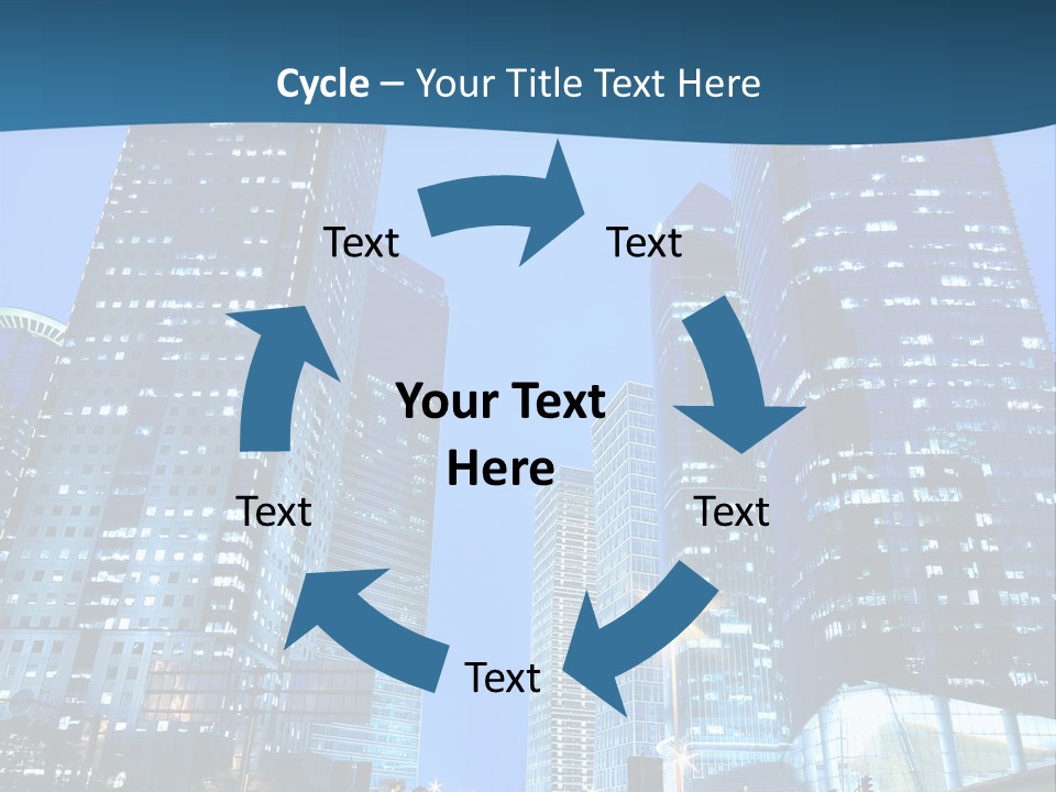 Shanghai Highway Motorway PowerPoint Template