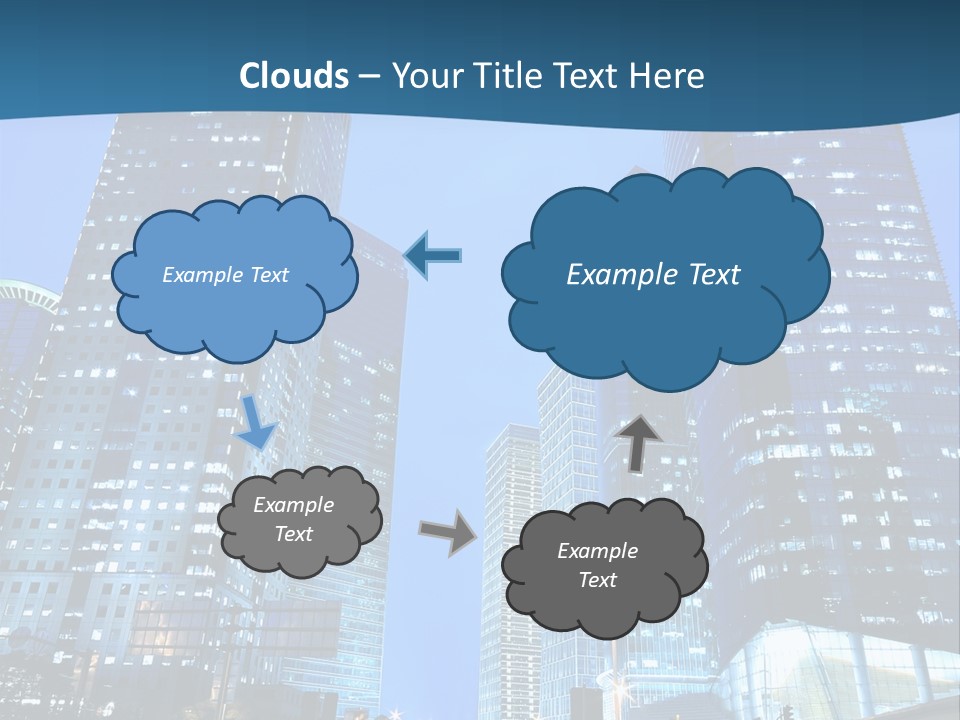 Shanghai Highway Motorway PowerPoint Template