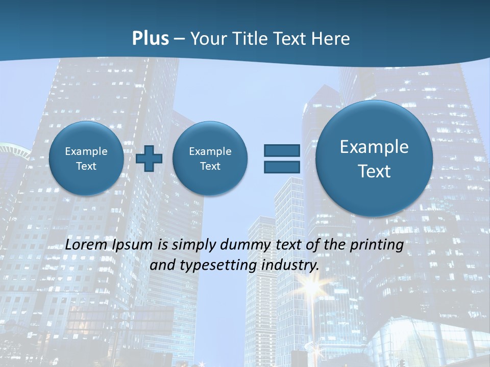 Shanghai Highway Motorway PowerPoint Template