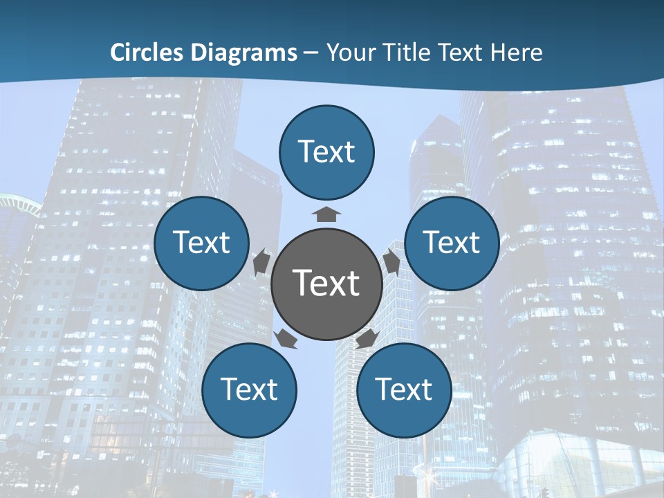 Shanghai Highway Motorway PowerPoint Template