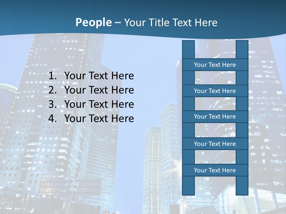 Shanghai Highway Motorway PowerPoint Template