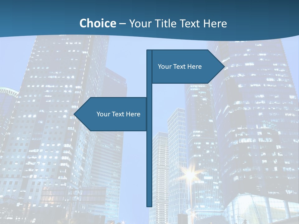 Shanghai Highway Motorway PowerPoint Template